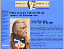 Tablet Screenshot of jameslastbenelux.com